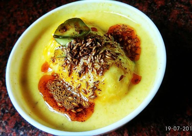 Steps to Make Award-winning Bhutta Kadhi / Corn Kadhi