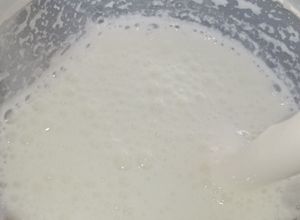 Una foto de Batido de nextum y fruta