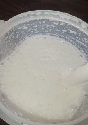 Una foto de Batido de nextum y fruta