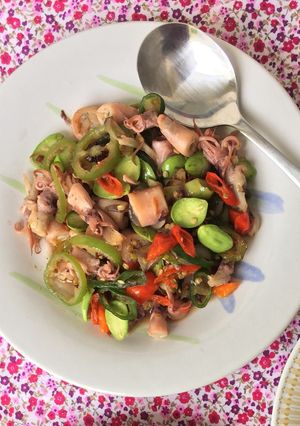 Foto resep Tumis Cumi Asin Pete