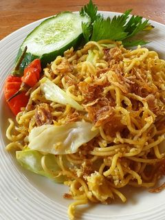 A picture of Simple fried noodles.