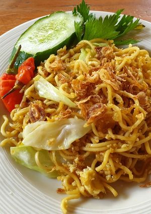 A picture of Simple fried noodles.