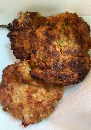 Cukkinis pulykafasírt recept fotója