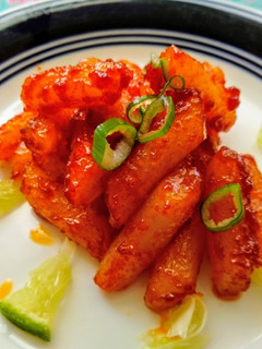 韓式小菜:簡易韓式年糕 的食譜成品照片