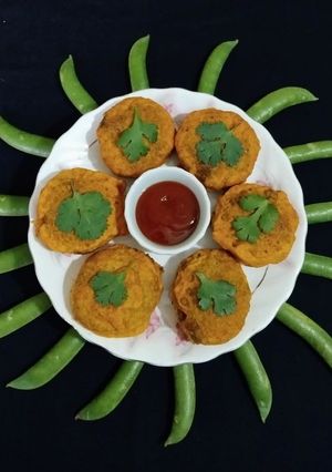 A picture of 20 minutes Peas Bhaji.