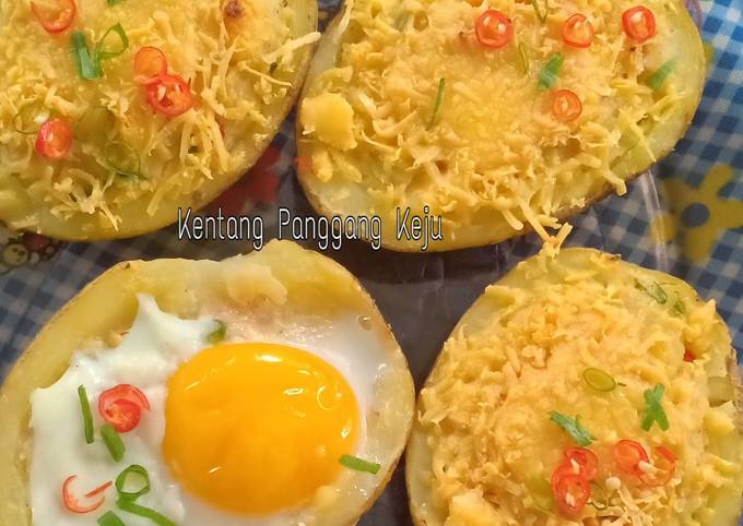Resep Kentang Panggang Keju, Menggugah Selera