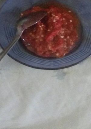 Foto resep Sambel Tomat Manis Pedas Simple