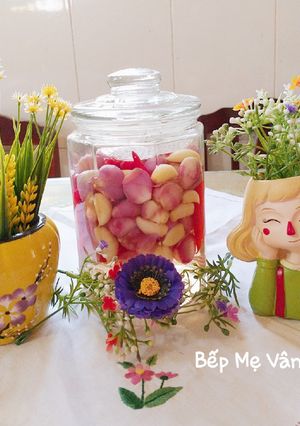 Hình của món Hành tỏi ớt ngâm chua ngọt.
