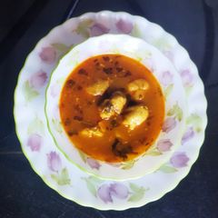 Spicy Modak Amti (curry) A picture of Spicy Modak Amti (curry).