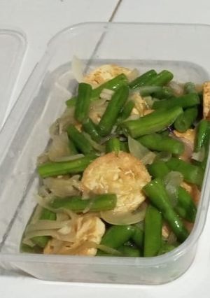 Foto resep Tumis Buncis Tofu Saus Tiram