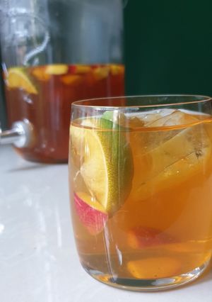 A picture of Green tea and Rooibos Ice Tea.