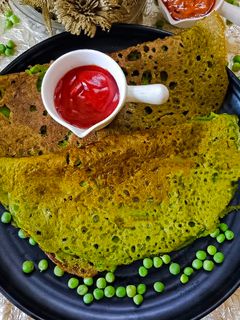 हरी मटर का इंस्टेंट डोसा इन 20 मिनट्स (Green Peas Instant Dosa in 20 Minutes) रेसिपी मुख्य फोटो