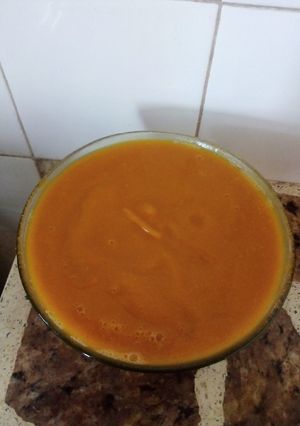Una foto de Sopa de Kabutia y Zanahoria