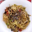 Spaguettis al ajo con tomate cherry y semillas