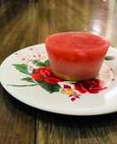 Bánh mousse dưa hấu phiên bản ăn dặm