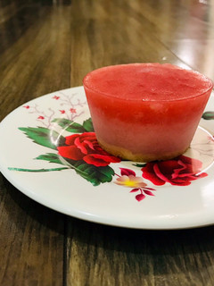 Hình của món Bánh mousse dưa hấu phiên bản ăn dặm.