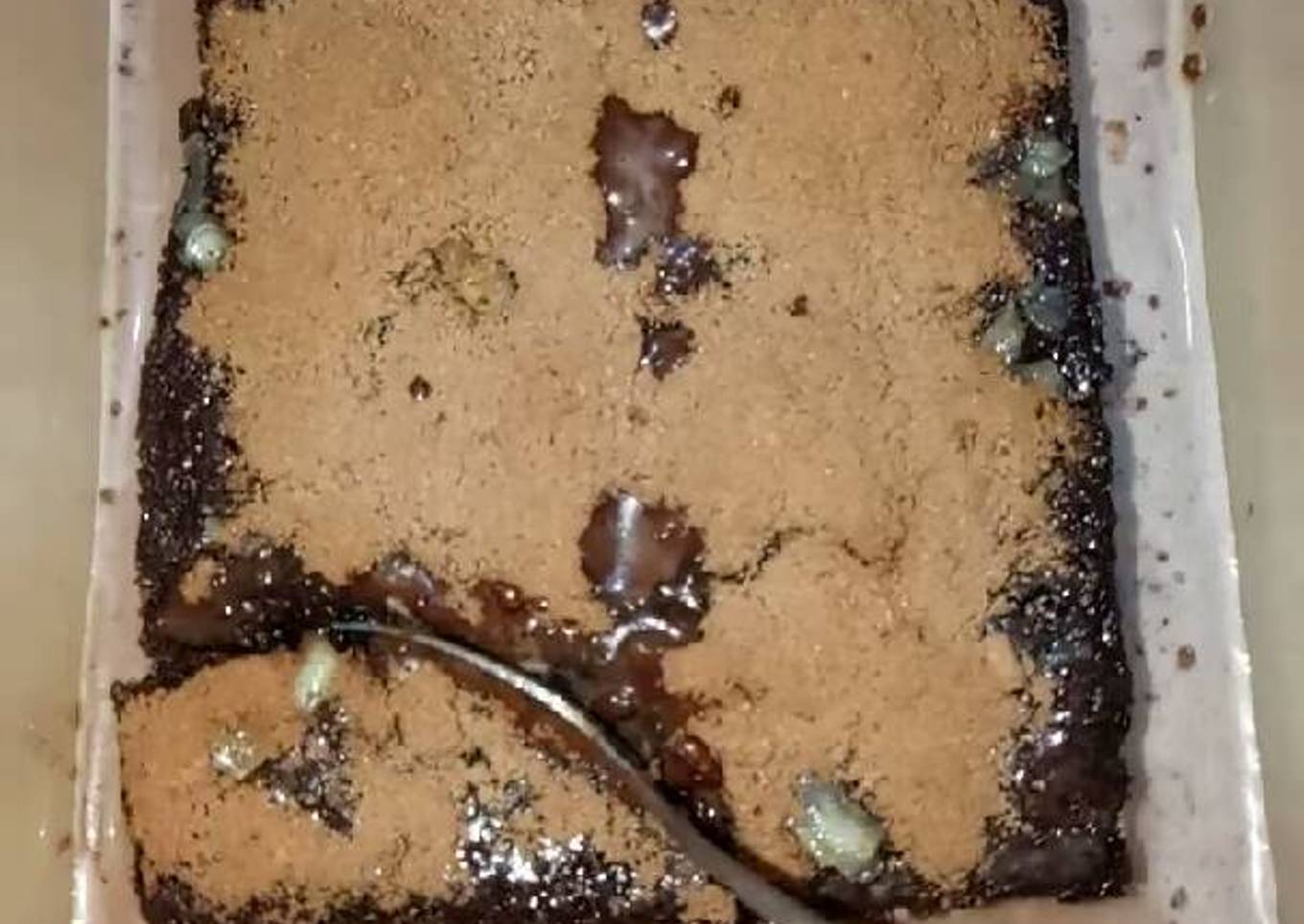 Brownies berenang milo (menu buka puasa)