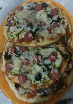 صورة لوصفة بيتزا
