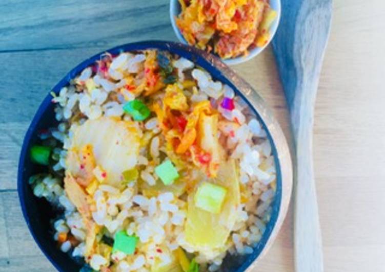 Easiest Way to Make Quick Vegan Kimchi Fried Rice