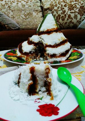 Foto resep Kue Awug Tepung Beras Gula Merah