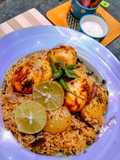Quick Egg Biryani