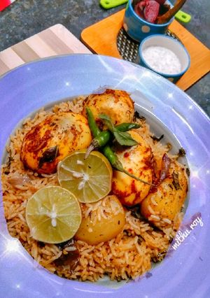 A picture of Quick Egg Biryani.