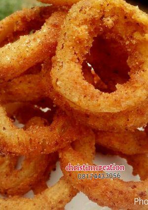 A picture of Onion rings.