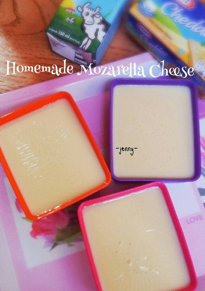 Foto resep Homemade Mozarella Cheese
