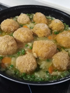 Una foto de Albóndigas de merluza