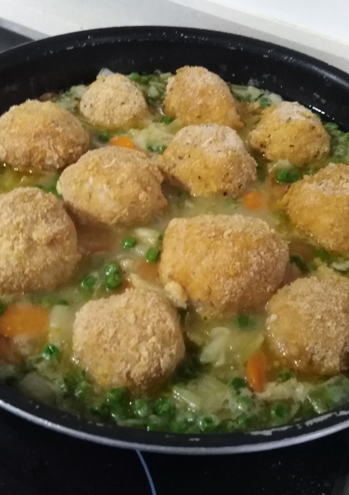 Una foto de Albóndigas de merluza