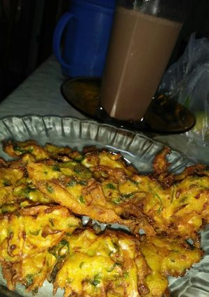 Foto resep Bakwan Daun Ketela (singkong)
