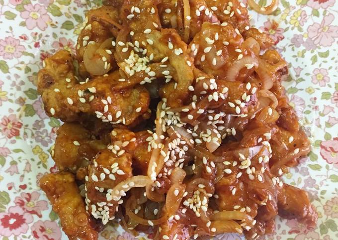 Ayam Saus Barbeque Ala Korea