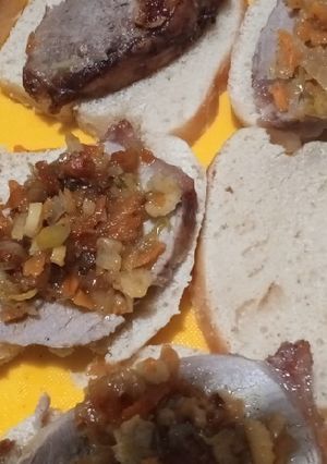 Una foto de Bruschetas de pecceto con verduras