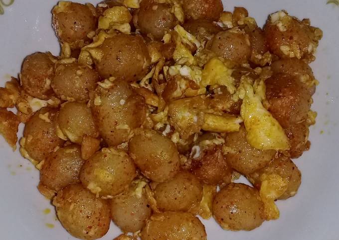 Resep Bobacireng (Bola baso Aci Telor Goreng) yang Lezat Sekali