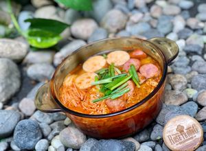 Hình của món Canh Kim Chi.