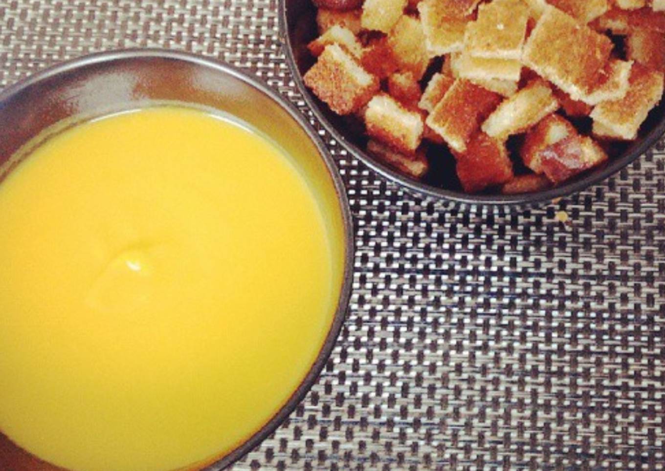 Crema de calabaza asada