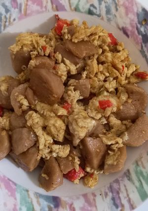 Foto resep Tumis baso telur sederhana