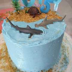 รูปของ Simple Birthday Cake