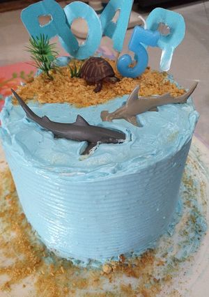 Foto resep Simple Birthday Cake