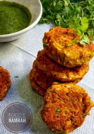 A picture of Rajma kabab.