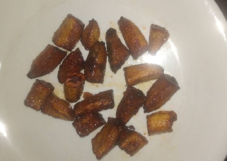 Steps to Prepare Homemade Fried plantain