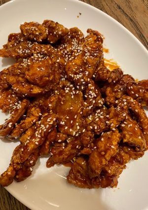 Foto resep Ayam Goreng Pedas Manis Ala Korea (Korean Spicy Fried Chicken)