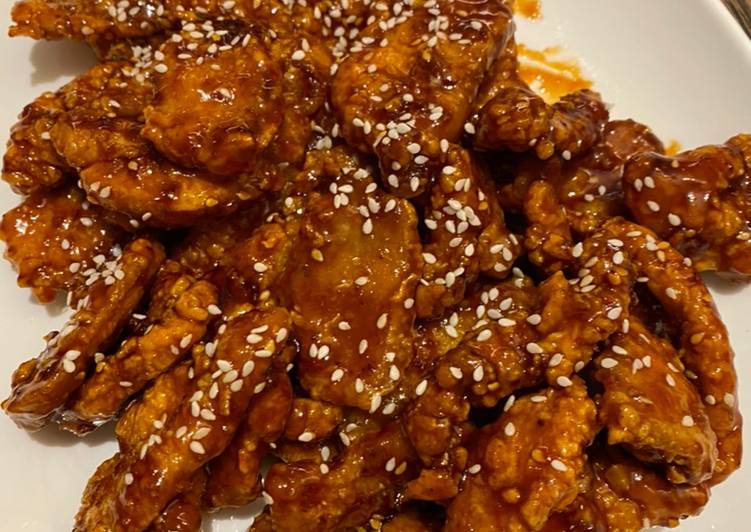 Panduan Menyiapkan Ayam Goreng Pedas Manis Ala Korea (Korean Spicy Fried Chicken) Lezat Sekali