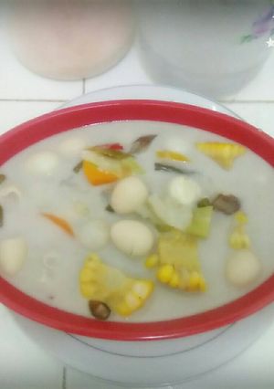 Foto resep Sayur lodeh telor puyuh..(tanpa minyak.goreng)