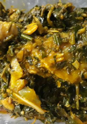 A picture of Vegetable soup.