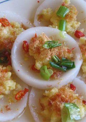 Hình của món Bánh bèo tôm cháy.