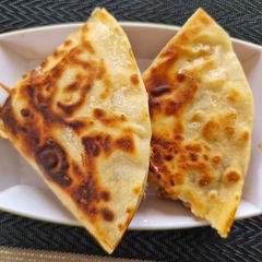 Paneer quesadilla A picture of Paneer quesadilla.