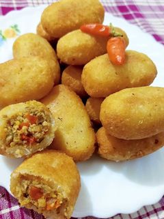 Foto resep 4. Combro Isi Oncom Pedas