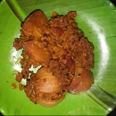 A picture of Fenugreek seeds and onion Pickle(full of nutrients).
