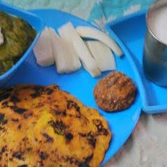 A picture of Pure Punjabi Platter(Sarson ka sag Makki ki roti).